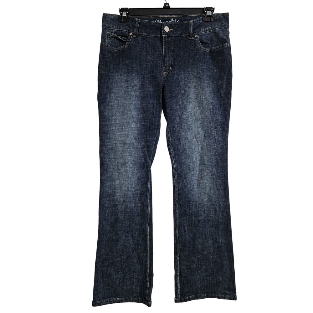 Wrangler Jeans Women 15x34 Dark Wash Boot Cut Stretch Denim Classic Western Boho